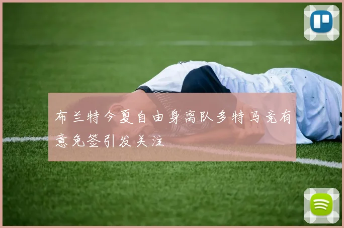 布兰特今夏自由身离队多特马竞有意免签引发关注